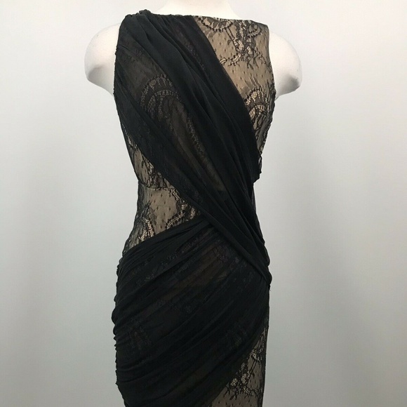 Alice + Olivia Dresses & Skirts - Alice & Olivia Lace Black Dress Sz- 2 Open Back